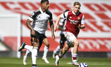 Arsenal v Fulham, Premier League, Football, The Emirates Stadium, London, UK - 18 Apr 2021