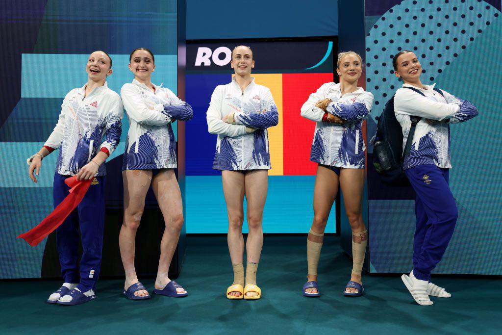 Echipa feminină a României de gimnastică artistică s-a clasat pe locul al 7-lea la JO