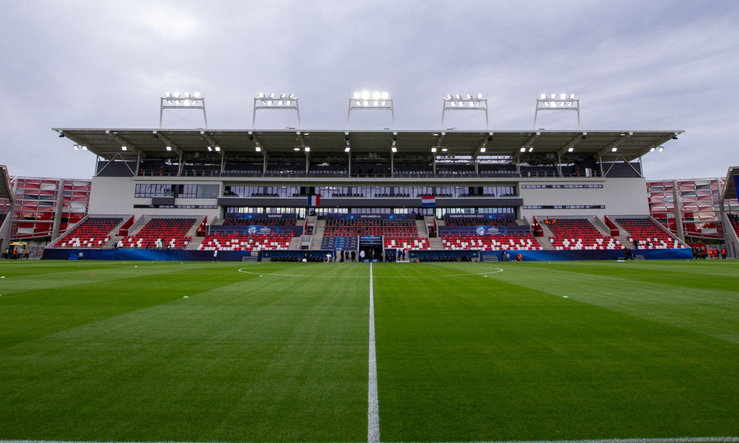 BOEDAPEST, HUNGARY - MAY 31: during the 2021 UEFA European Under-21 Championship Quarter-Finals match between Netherlands U21 and France U21 at Boszik Arena on May 31, 2021 in Boedapest, Hungary (Photo by Istvan Derencsenyi/Orange Pictures)