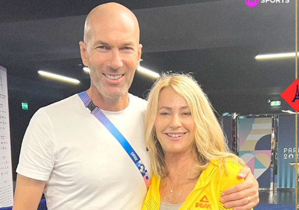 Nadia Comăneci, alături de Zinedine Zidane! Cum l-a numit ”Zeița de la Montreal” pe francez