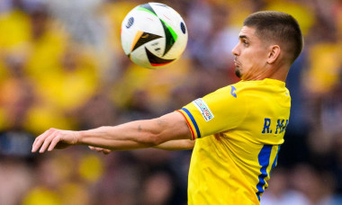 Munich, Germany. 02nd July, 2024. Soccer: European Championship, Romania - Netherlands, Final round, Round of 16, Munich Football Arena. Romania's Razvan Marin in action. Credit: Tom Weller/dpa/Alamy Live News