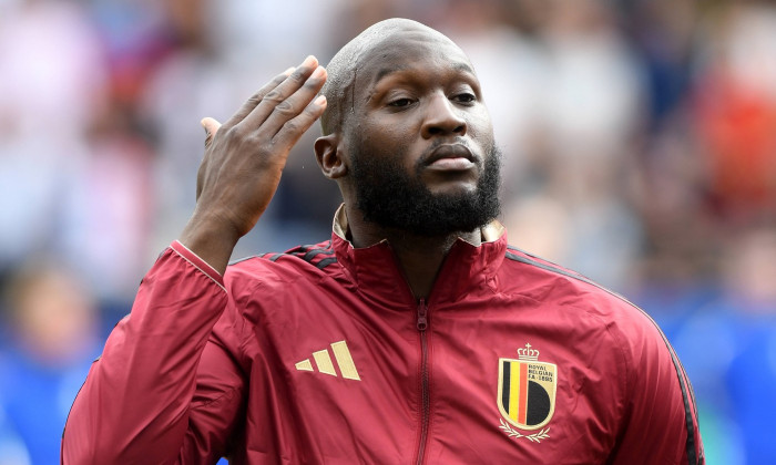 ROMELU LUKAKU, UEFA EURO, EM, Europameisterschaft,Fussball 2024, Belgium-Slovakia 0-1, close up, primo piano, head shot,