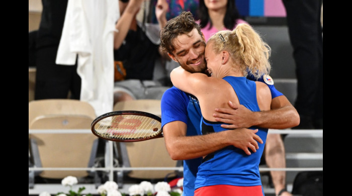Katerina Siniakova si Tomas Machac / Foto: Profimedia