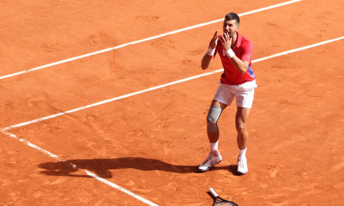 Paris 2024 - Tennis - Novak Djokovic Wins Gold, France - 04 Aug 2024