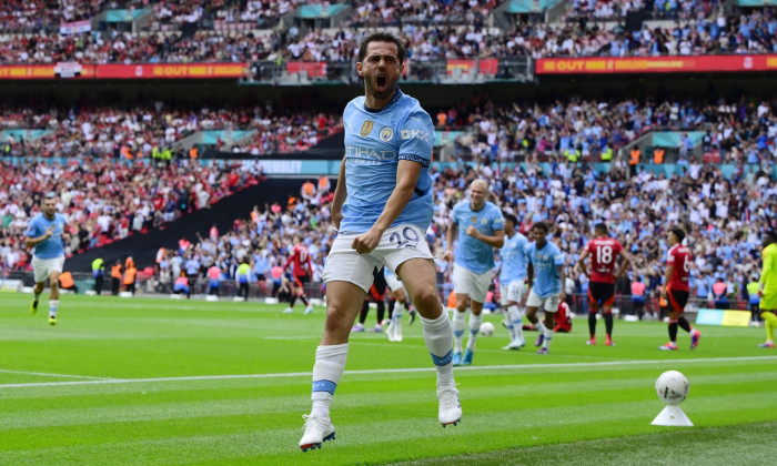 Manchester City v Manchester United, Community Shield, Football, Wembley Stadium, London, UK, 10 Aug 2024