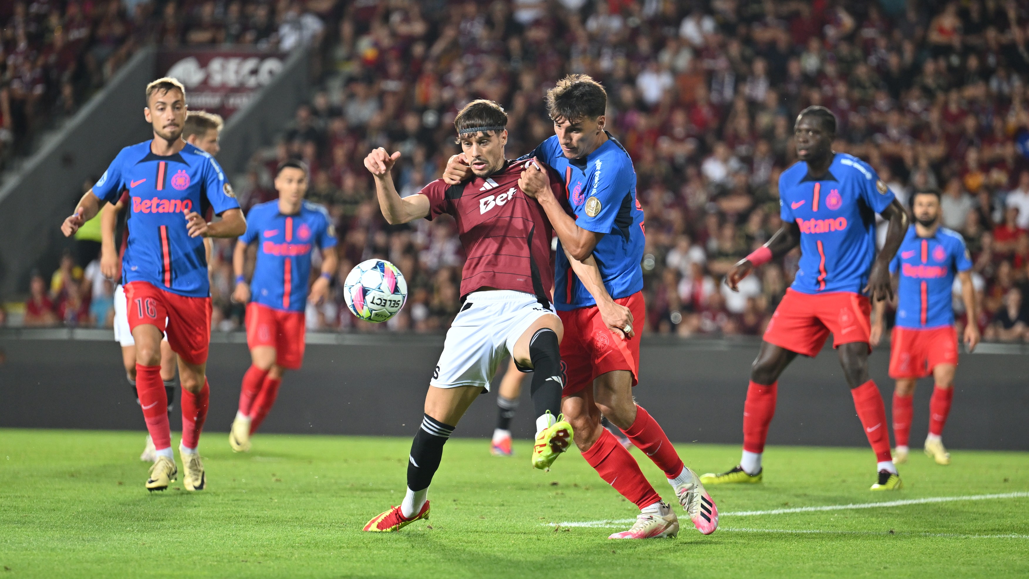 FCSB - Sparta Praga 0-3. Primă repriză de coșmar pe Ghencea! Campioana României, surclasată de cehi