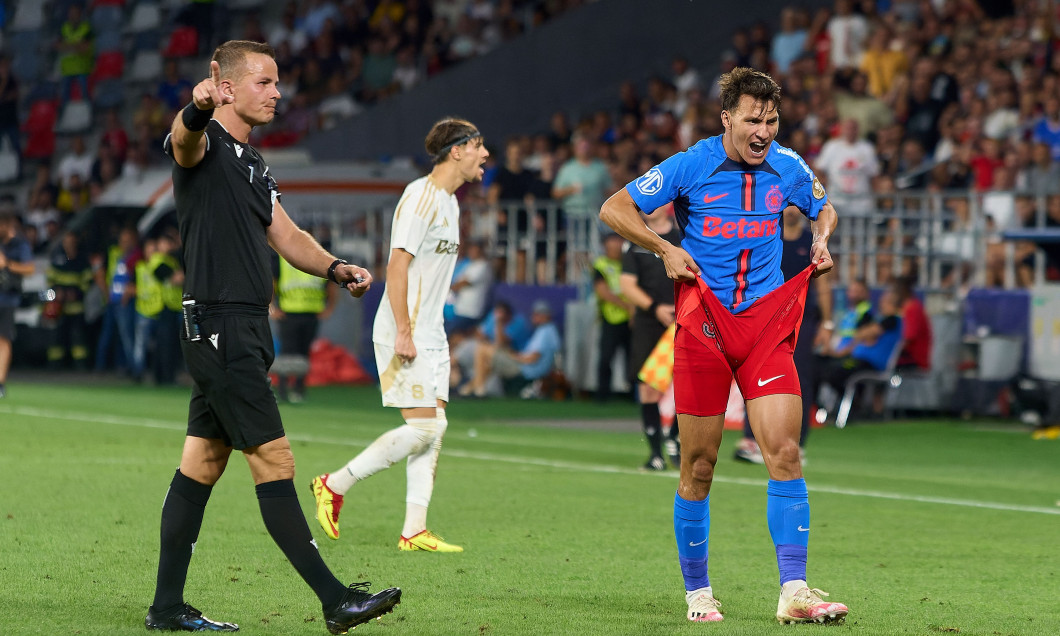 FCSB v Sparta Praha, UEFA Champions League, Fotball, 2nd leg third qualifying round, Steaua Stadium, Bucharest, Romania - 13 Aug 2024