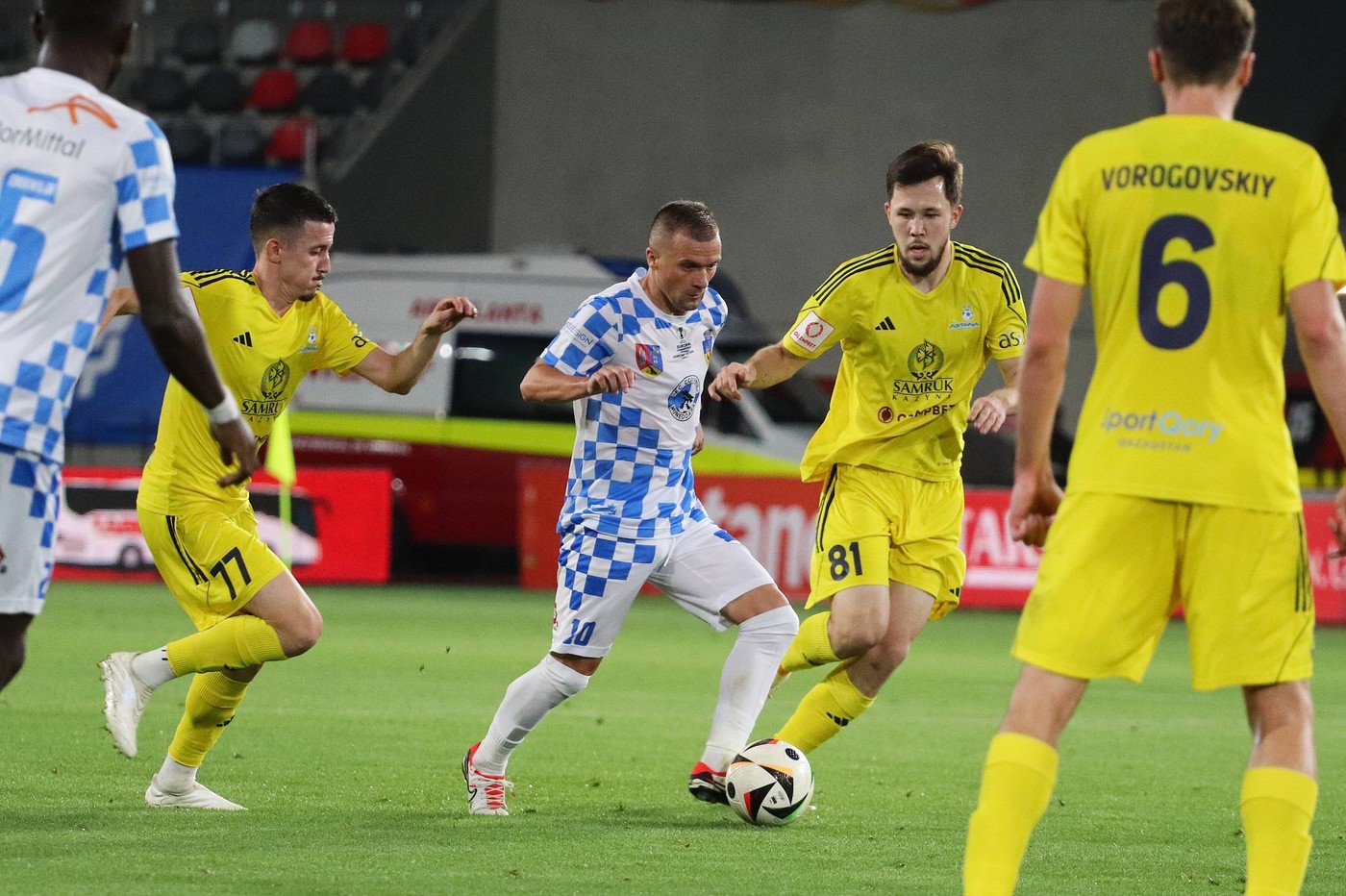 Astana - Corvinul 6-1. Umilință! Hunedorenii spun adio preliminariilor Conference League în cel mai crud mod posibil