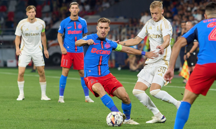 FCSB v Sparta Praha, UEFA Champions League, Fotball, 2nd leg third qualifying round, Steaua Stadium, Bucharest, Romania - 13 Aug 2024