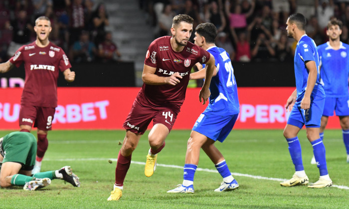 FOTBAL: FC CFR 1907 CLUJ - FC MACCABI PETAH TIGVA, TURUL AL TREILEA PRELIMINAR CONFERENCE LEAGUE (15.08.2024)