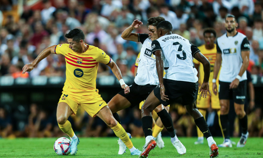 Valencia CF V FC Barcelona - La Liga EA Sport, Spain - 17 Aug 2024