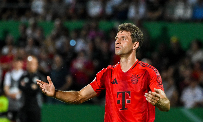 GER, DFB Pokal, SSV Ulm 1846 vs FC Bayern München / 16.08.2024, Donaustadion, Ulm, GER, DFB Pokal, SSV Ulm 1846 vs FC Ba