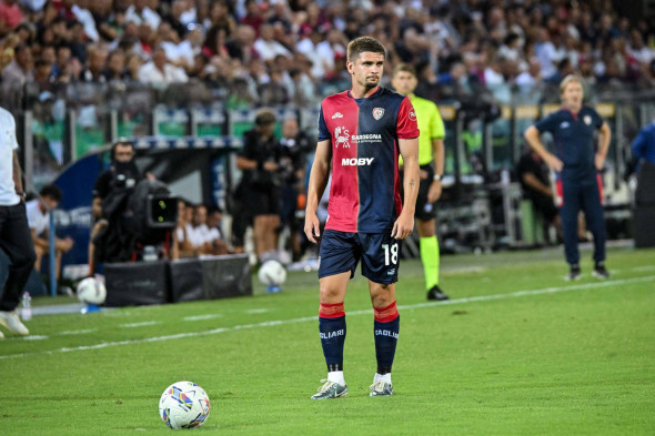 Italian soccer Serie A match - Cagliari Calcio vs AS Roma