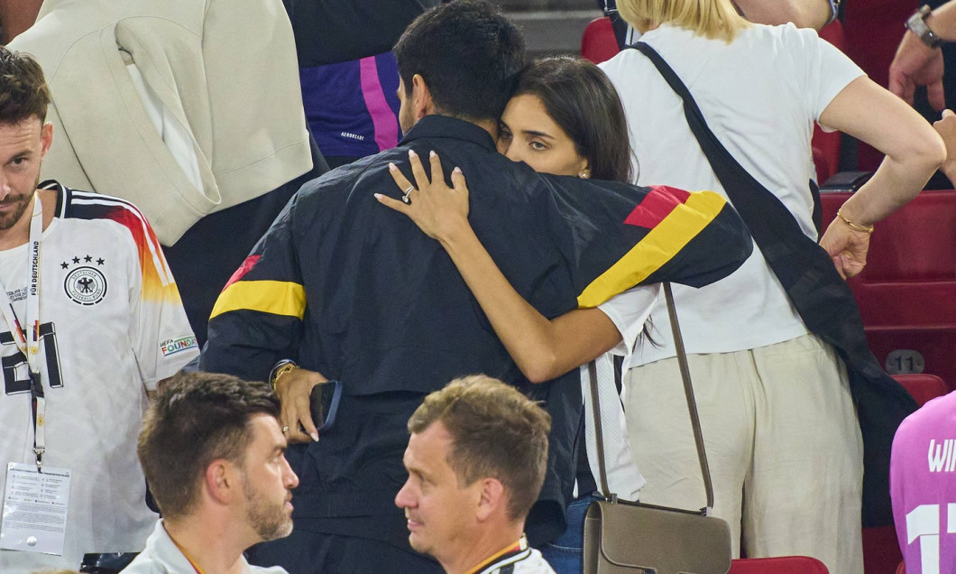 Sara Arfaoui wife of Ilkay Gündogan, DFB 21 , after the quarter final match GERMANY - SPAIN 1-2 n.V. of the UEFA Europea