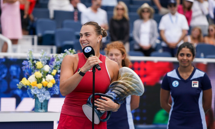 Cincinnati Open Women's Final: Sabalenka Vs. Pegula, Mason, United States - 19 Aug 2024