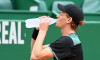 JANNIK SINNER, Tennis Rolex Monte-Carlo Masters 2024, azione, action, single shot, beve acqua, drink water TENNIS ROLEX