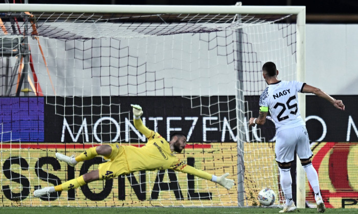 Mp Firenze 22/08/2024 - Conference League / Fiorentina-Puskas Akademia / foto Matteo Papini/Image nella foto: gol Zsolt