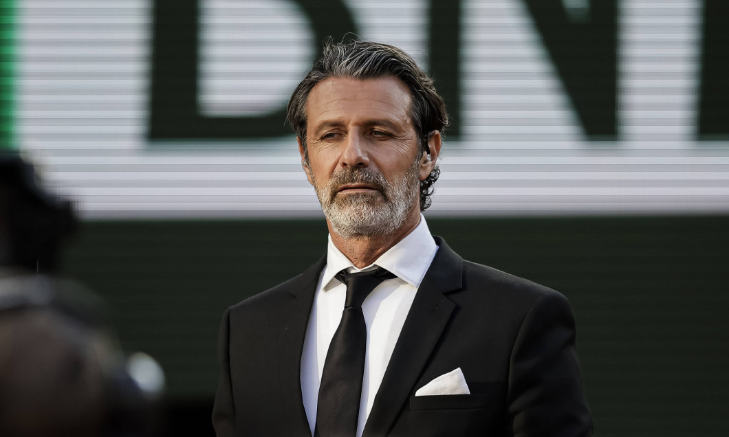 Paris, France - June 9: Patrick Mouratoglou talks to public during the Menâ„˘s Singles Final of 2024 French Open - Day 15