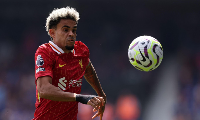 Ipswich, UK. 17th Aug, 2024. Liverpool's Luis Diaz during the Premier League match at Portman Road, Ipswich. Picture credit should read: David Klein/Sportimage Credit: Sportimage Ltd/Alamy Live News