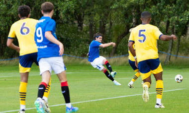 Rangers B v Derby County, Friendly football match, The Rangers Training Centre, Glasgow, Scotland, UK - 10 Aug 2024