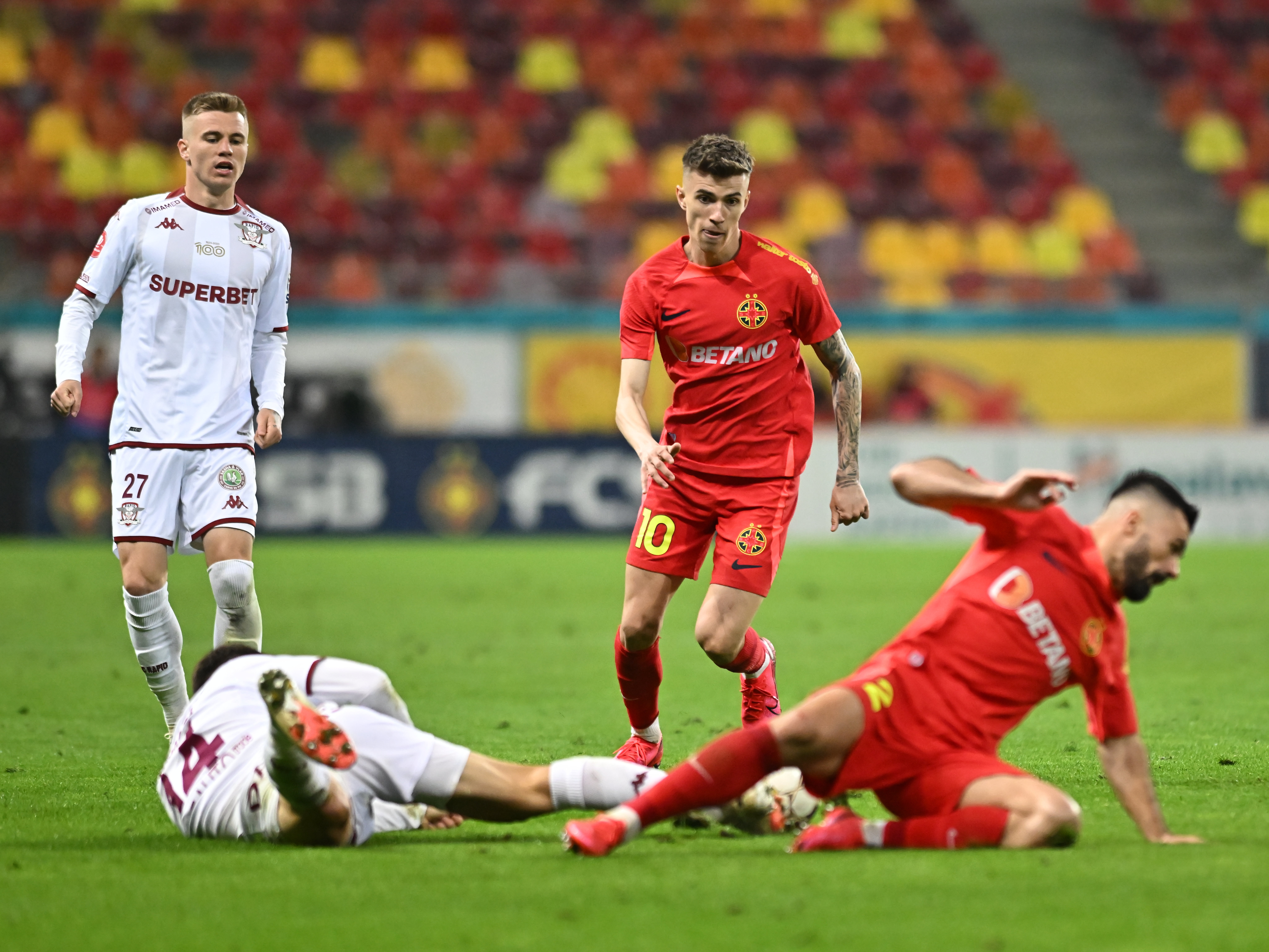 S-a accidentat chiar înaintea derby-ului FCSB - Rapid