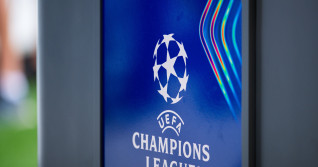 13.08.2024 - Fußball, 2024/2025, Champions League Qualifikation, 3. Runde, FC Twente Enschede - RB Salzburg: Symbol UEFA