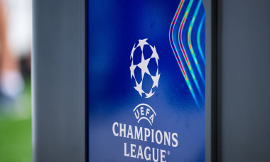 13.08.2024 - Fußball, 2024/2025, Champions League Qualifikation, 3. Runde, FC Twente Enschede - RB Salzburg: Symbol UEFA