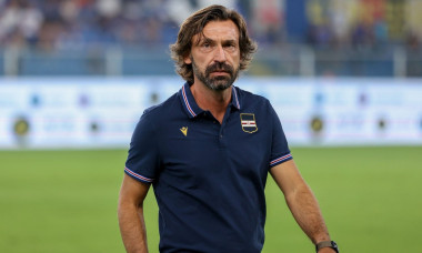 Serie B, Day 2, Genova, Stadio Ferraris, 24-08-2024, Sampdoria - Reggiana, in the photo: mister Andrea Pirlo during UC Sampdoria vs AC Reggiana, Italian soccer Serie B match in Genoa, Italy, August 24 2024