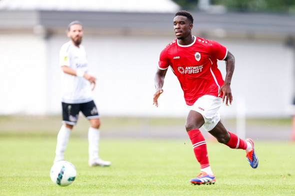 Royal Antwerp FC v SVG Reichenau - pre-season friendly WORGL, AUSTRIA - JULY 11 : Keita Mandela midfielder of Royal Antw