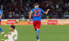 Bucharest, Romania. 13th Aug, 2024: Darius Olaru (C) celebrates after score against Sparta during the UEFA Champions League, third qualifying round 2nd leg football match between FCSB and AC Sparta Praha, at Steaua Stadium, in Bucharest. Credit: Lucian Al