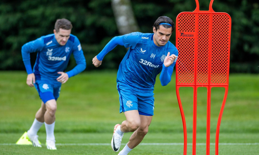 Rangers Training, The Rangers Training Centre, Glasgow, Scotland, UK - 18 Aug 2023