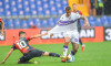 Genova, Italy. 18th Sep, 2021. Filippo Melegoni (Genoa). IGOR (Fiorentina) during Genoa CFC vs ACF Fiorentina, Italian football Serie A match in Genova, Italy, September 18 2021 Credit: Independent Photo Agency/Alamy Live News