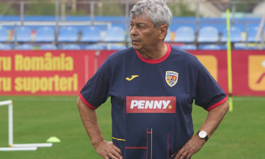 Head coach Mircea Lucescu, first official training, Romanian National Football Team, Bucharest, Romania - 01 Sep 2024