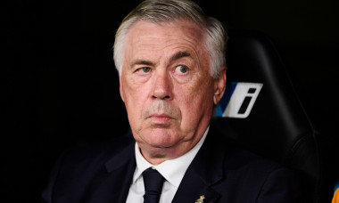 Madrid, Spain. 03rd Sep, 2024. MADRID, SPAIN - SEPTEMBER 1: Carlo Ancelotti head coach of Real Madrid looks on prior the LaLiga EA Sports match between Real Madrid and Real Betis at Santiago Bernabeu Stadium on September 1, 2024 in Madrid, Spain. (Photo b