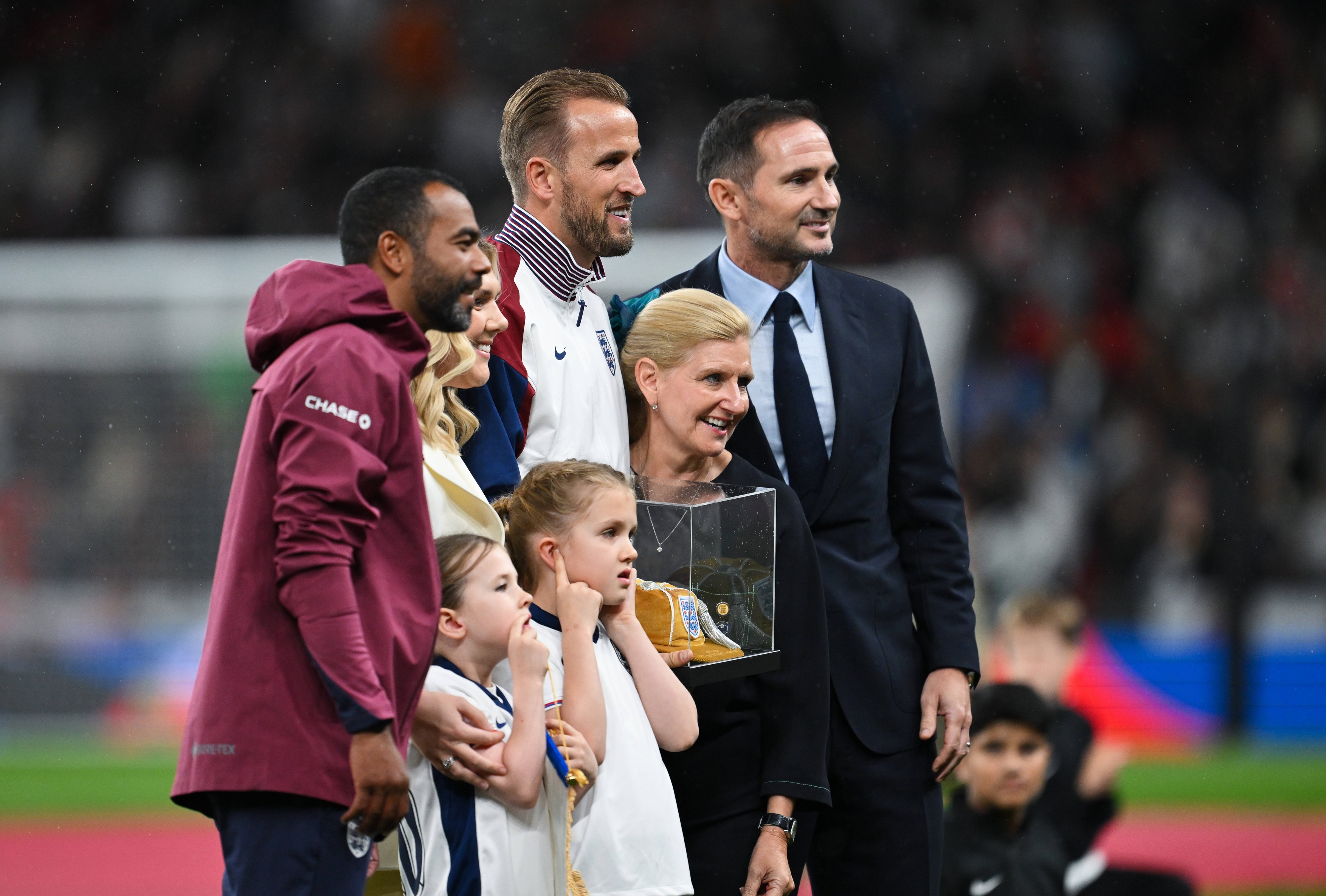 Reacția lui Harry Kane după ce a câștigat de unul singur meciul 100 în naționala Angliei