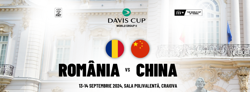 România - China, în Cupa Davis, se va juca vineri și sâmbătă și va fi pe canalele Digi Sport