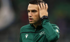 Milan, Italy, 24th November 2021. The referee Ovidiu Hategan reacts during the warm up prior to the UEFA Champions League match at Giuseppe Meazza, Milan. Picture credit should read: Jonathan Moscrop / Sportimage Credit: Sportimage/Alamy Live News