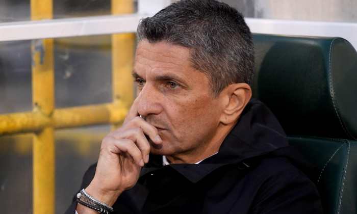 PAOK manager Razvan Lucescu before the UEFA Europa League play-off round, second leg match at the Tallaght Stadium, Dublin. Picture date: Thursday August 29, 2024.