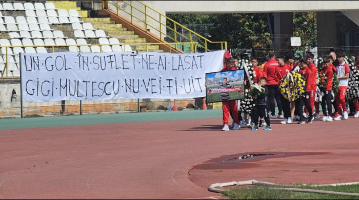 Ultimul drum pe stadionul Dinamo pentru Gigi Mulțescu / Foto: iamsport.ro