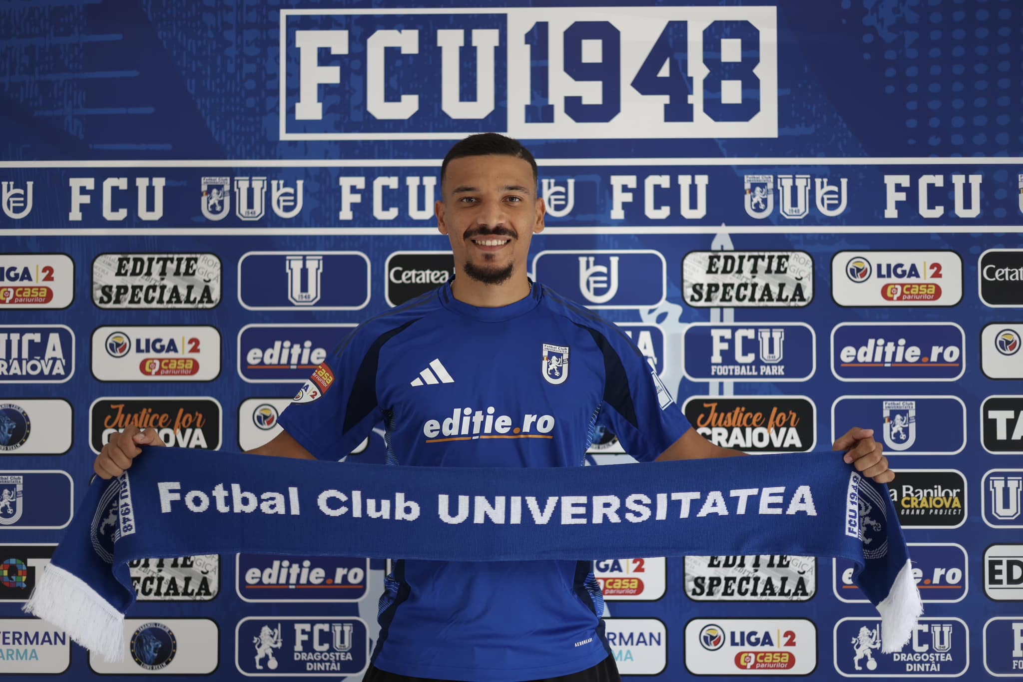 Transfer la FCU Craiova: un fundaș din Italia a ajuns sub comanda lui Marius Croitoru