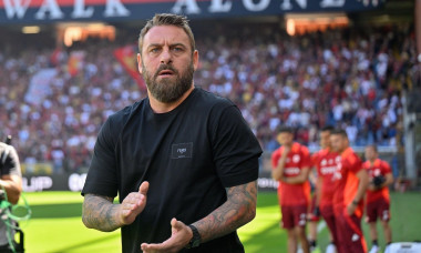 Daniele De Rossi (Roma) head coach during Genoa CFC vs AS Roma, Italian soccer Serie A match in Genoa, Italy, September 15 2024