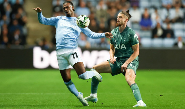 Coventry City v Tottenham Hotspur, EFL Carabao Cup, Third Round, Football, Coventry Building Society Arena, Coventry, UK, 18 Sep 2024