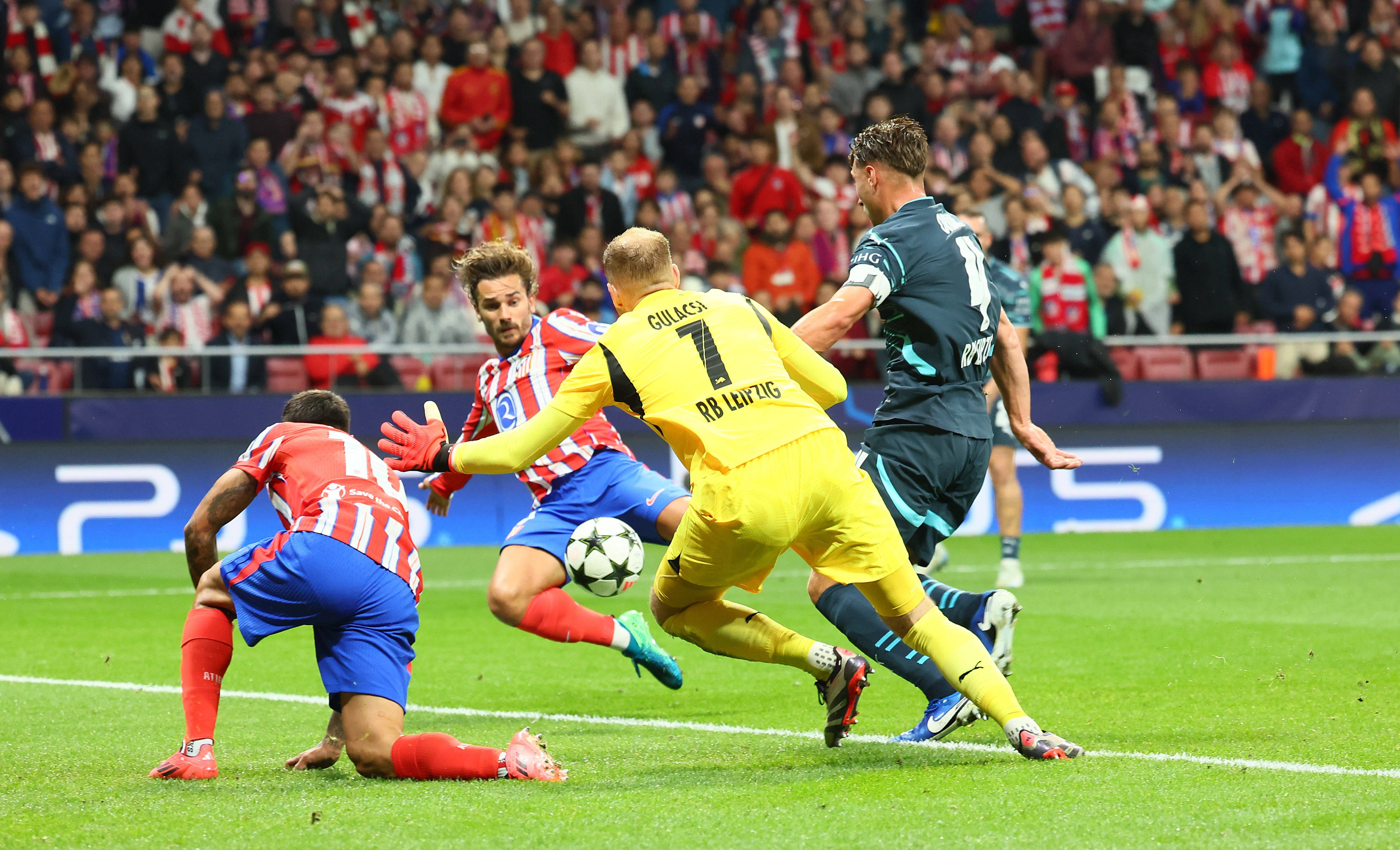 Atletico Madrid - RB Leipzig 2-1. Gol în minutul 90 și victorie pentru trupa lui Diego Simeone