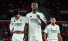 RCD Mallorca v Real Madrid - LaLiga EA Sports MALLORCA, SPAIN, AUGUST 18: Vinicius Junior of Real Madrid CF, Jude Bellin