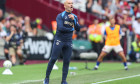 Premier League West Ham United v Chelsea Enzo Maresca manager of Chelsea shouts at his players during the Premier League