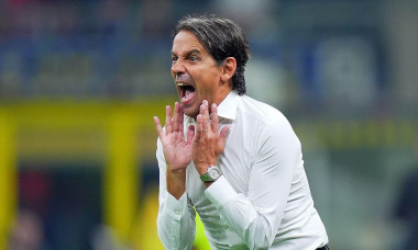 Inter Milans head coach Simone Inzaghi during the Serie A soccer match between Inter and Milan at the San Siro Stadium in Milan, north Italy - Sunday, September 22 , 2024. Sport - Soccer . (Photo by Spada/Lapresse) (Photo by Spada/LaPresse/Sipa USA/News