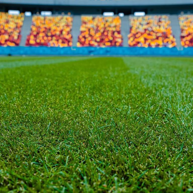 Impecabil! Prima imagine cu gazonul de pe Arena Națională, în ziua meciului FCSB - Shkendija