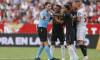 ESP: Sevilla FC - Real Madrid CF. La Liga EA Sports. Date 10 The referee Ricardo de Burgos Bengoetxea and Vinicius, Rodr