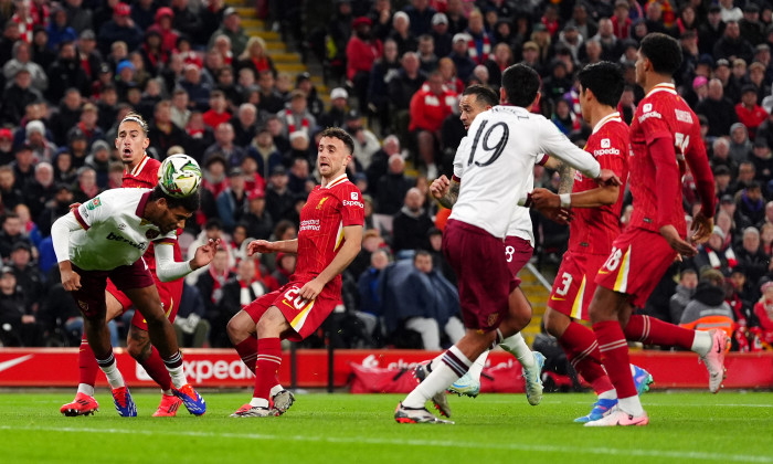 Liverpool v West Ham United - Carabao Cup - Third Round - Anfield