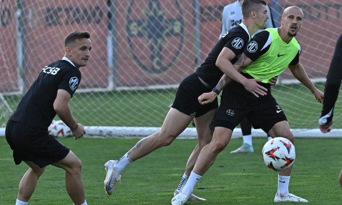 FOTBAL:ANTRENAMENT OFICIAL FCSB INAINTEA MECIULUI CU RFS, UEFA EUROPA LEAGUE (25.09.2024)